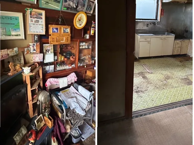 大量の遺品整理